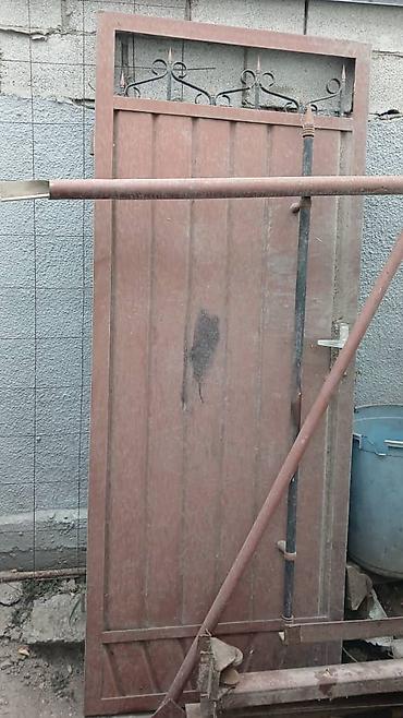 Раздвижные металлические ворота с калиткой - Тип: откатные at lalafo.kg Раздвижные металлические ворота с калиткой - Тип: откатные