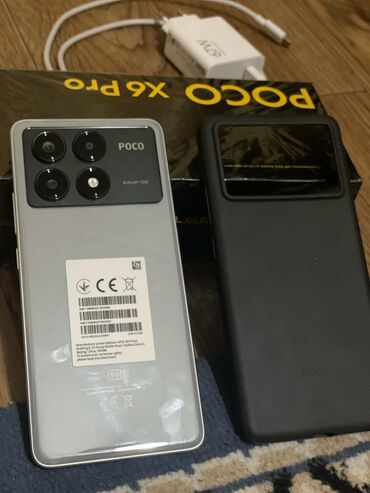 poco x3 pro чехол бишкек: Poco X6 Pro 5G, Колдонулган, 512 ГБ, түсү - Боз, 2 SIM