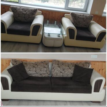 Divan və kreslo dəstləri: Divan, Divan, Bazasız, Açılmayan