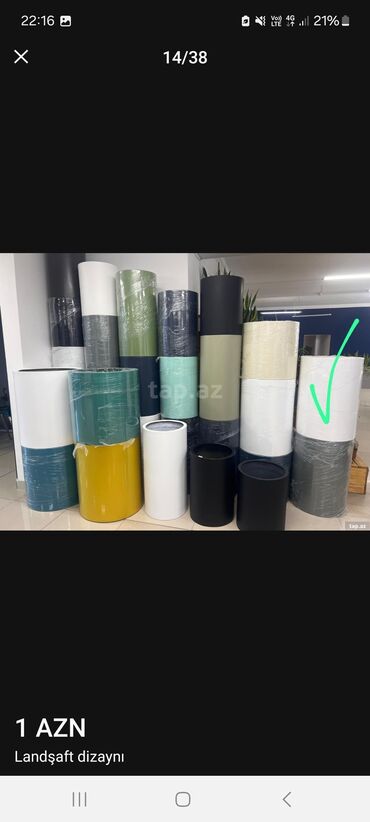 Landşaft işləri: Məhsul/xidmət: Landşaft dizaynı və hazır qazon (rulet qazon) işləri — 9