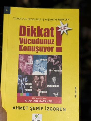 Digər kitablar və jurnallar: Fiziki dil, iş həyatı və rənglər mövzusunda "Diqqət Vücudunuz Danışır"