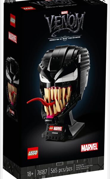 конструкторы lego creator: Lego Marvel Venom 76187, рекомендованный возраст 18+,565 деталей