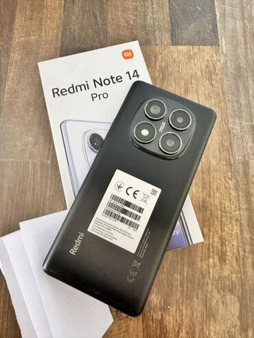 скупка стиральных машин бу бишкек: Redmi, Redmi Note 14 Pro, түсү - Кара