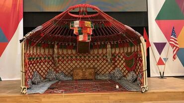 Аренда юрт: Аренда юрты, Каркас Деревянный, 85 баш, Посуда, Самовар, С полом — 15