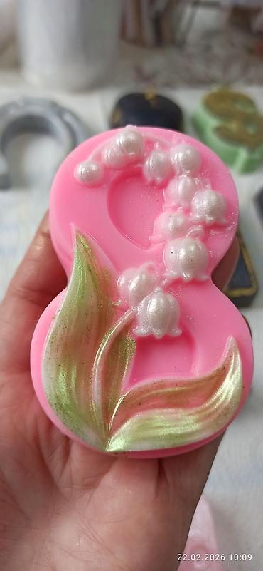 Букеты из мыла: Увлажняющее глицериновое гипоаллергенное мыло ручной работы с шикарным — 2