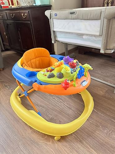 Бала бастыргычтар: Детские ходунки Chicco с игровой панелью - Яркая музыкальная панель — 3