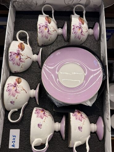 Çay dəstləri və servizlər: Çay dəsti, rəng - Ağ, Farfor, 6 nəfərlik — 19