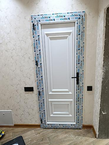 plasik qapi: Yeni Otaq qapısı Çərçivə ilə, Zəmanətli, Ödənişli quraşdırma, Ödənişli çatdırılma — 6