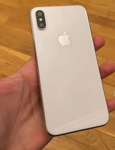 iphone 14 256 gb qiymeti: IPhone X, White Titanium, Face ID