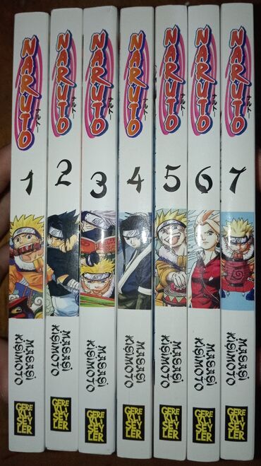 Komikslər, manqa: |manga Naruto 1-7 cildə kimi var satılır |qiymət razılaşmaq yolu ilə