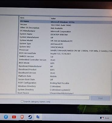 HP: HP 250 G8 noutbuk - Ekran: 15.6" (şəkildə dar çərçivəli ekran) - — 3