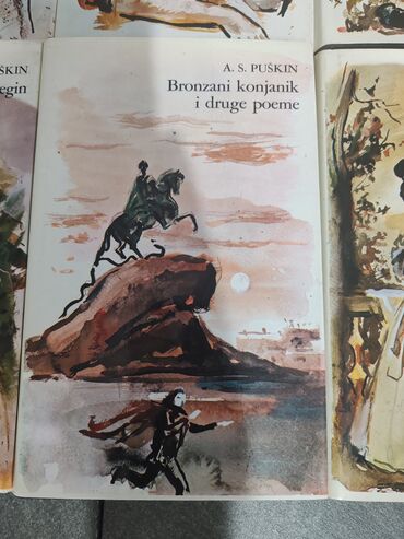 Knjige i stripovi: Na prodaju komplet knjiga, pisac Aleksandar Sergejevič Puškin sabrana — 12