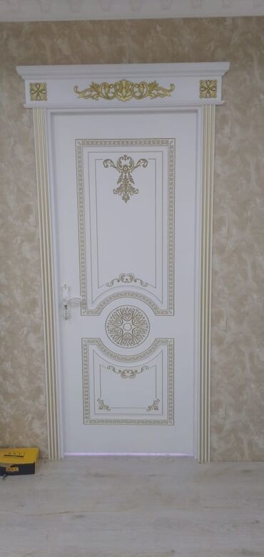 Otaq qapıları: Yeni Otaq qapısı Zamok və çərçivə ilə, Zəmanətli, Pulsuz quraşdırma, Pulsuz çatdırılma, Rayonlara çatdırılma — 7