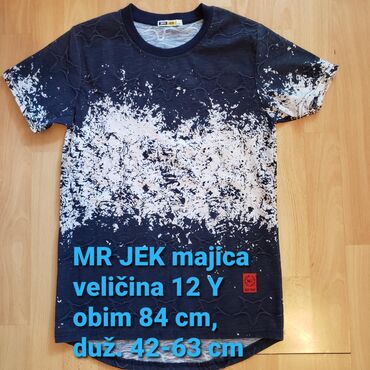 majice sa cirkonima: Nova MR JEK za decke vel 12Y. Pamuk ekstra kvaliteta, reljefne izrade