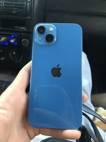 аккумулятор для айфона: IPhone 13, Колдонулган, 128 ГБ, Көк, Каптама, 78 %