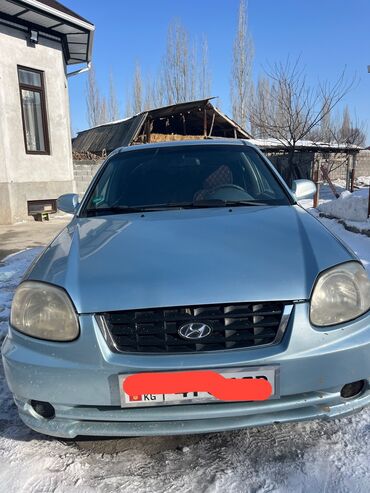 Hyundai: Hyundai Accent: 2005 г., 1.4 л, Механика, Газ, Седан