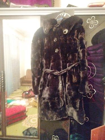 Женская норковая шуба с капюшоном. - Цвет: темно‑коричневый, с lalafo.kg да — 2 Женская норковая шуба с капюшоном. - Цвет: темно‑коричневый, с — 2