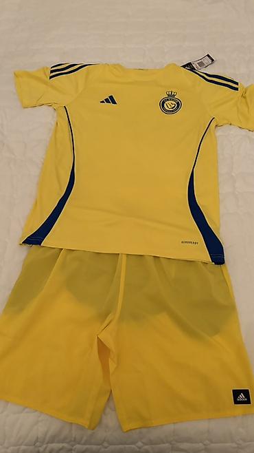 Kişi geyimləri: İdman dəsti, Adidas, M, rəng - Sarı — 2