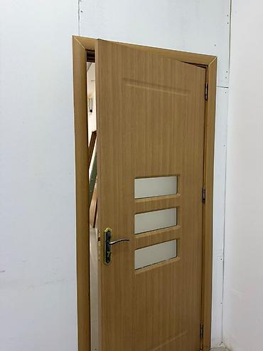 qapi mdf: MDF qapı – şüşəli model 3eded 2.6uzun eni 89 - Material: ağac — 1