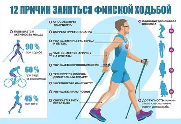 лыжные палки: Палки для скандинавской ходьбы