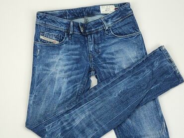 sukienki jeansowa allegro: Jeansy, 2XS, stan - Dobry