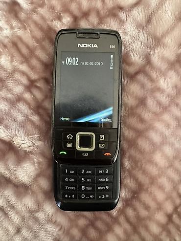 vnus s60: Nokia E66, rəng - Qara, Düyməli — 2