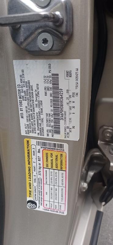ford fusion qapi: Ford Fusion: 1.5 l | 2017 il 130000 km Sedan — 7