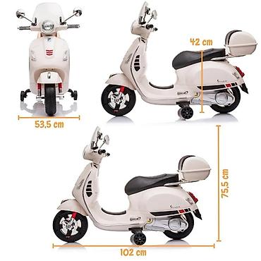 papuce mou: Vespa motor za decu – bela, licencirani model (šifra: 143bela-90) — 3