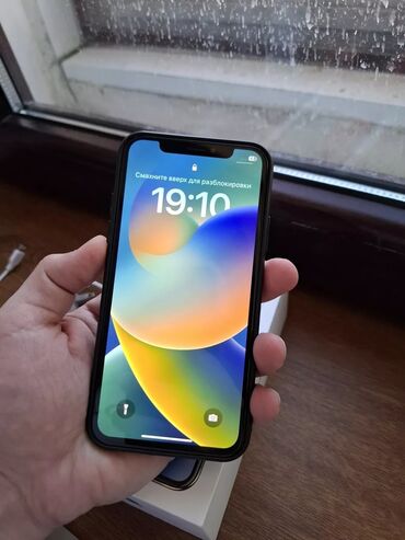 barter iphone: IPhone X, 64 GB, Ağ, Face ID, Simsiz şarj