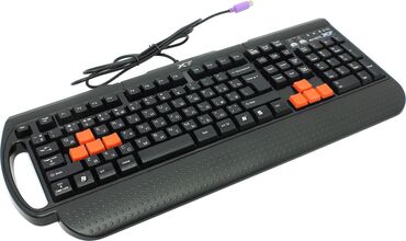 ps2 usb: Игровая клавиатура A4Tech X7-G700 Black PS/2 700 сом. Клавиатура