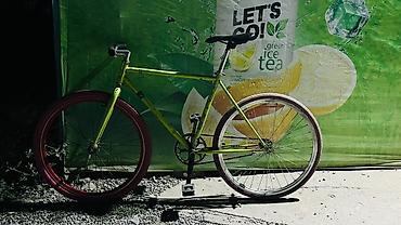down hill: Фикс-байк (single-speed) с трековой геометрией размер колисо26размер — 2