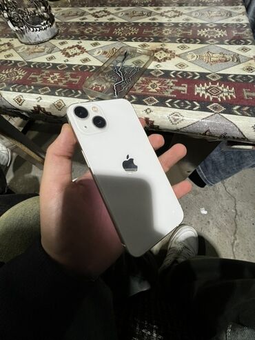 odun dograyan mator: IPhone 13, Ağ, Face ID