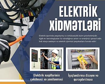 tam insaat: Elektrik ustası, Elektrik işləri, Elektronika təmiri Hər növ məişət — 3