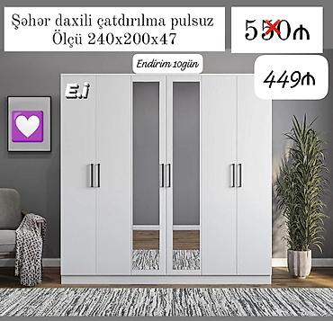 qapı rəngləri: Dolab 6 qapılı yeni model 449 azn rəng seçimi var çatdırılma var — 1