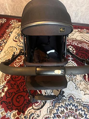 Коляски: Коляска, цвет - Черный, Б/у — 8