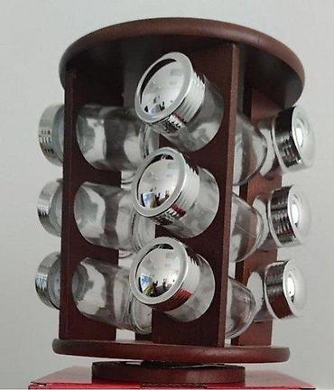 posude za so i biber: Set za začine Konig W-1256 (tamno drvo) NOVO. SET ZA ZAČINE — 1