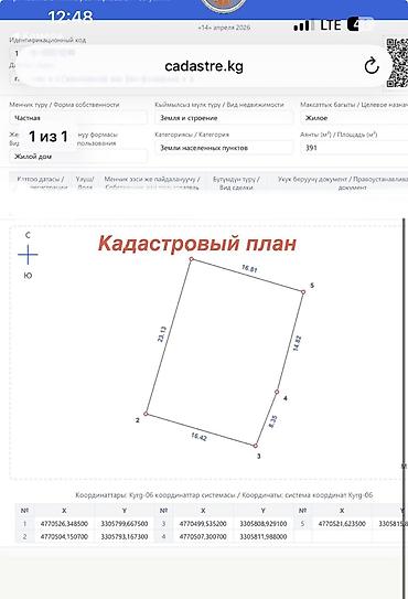 🏡 Срочно продаётся участок с домом под снос! 🔥 🌿 Участок: 4 сотки 🏚 at lalafo.kg 🏡 Срочно продаётся участок с домом под снос! 🔥 🌿 Участок: 4 сотки 🏚