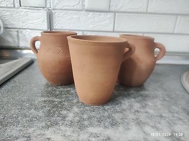 piti qabı: Gil piti qabı, oda davamlı, sağlamdı, qırığı və ya çatı yoxdu — 1