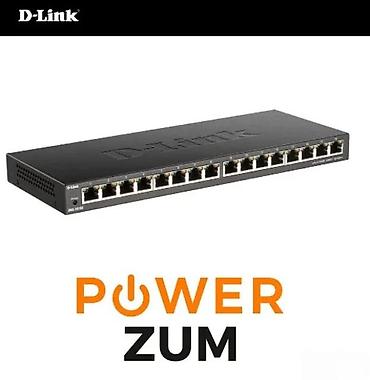Modemi, ruteri i mrežni uređaji: D-Link 16-Port Gigabit neuprovodjeni mrežni svič – model DGS‑1016D - — 4
