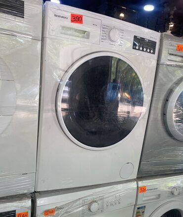 Soyuducu vitrinləri: SHIVAKI ön yükləməli paltaryuyan maşın - Ön paneldə mexaniki proqram