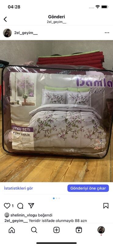 Pastel dəstləri: Yeni Böyüklər üçün İki nəfərlik Anti-allergen Pambıq Pastel dəsti, Pulsuz çatdırılma