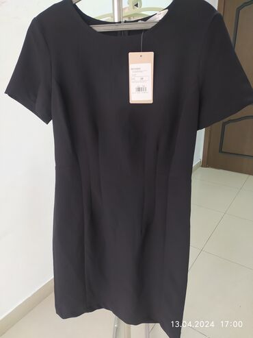 отдам добермана: Чёрное новое платье с Турции, размер S, отдам за красивый вьющиеся