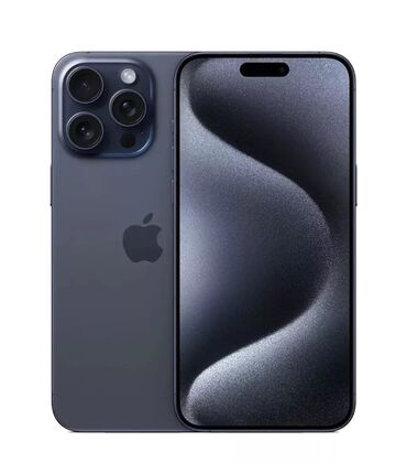 iphone 8 в кредит: IPhone 15 Pro Max, Б/у, 256 ГБ, Blue Titanium, Коробка, Чехол, Защитное стекло, 92 %