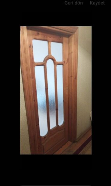 qapı sef: Yataq otağı üçün İşlənmiş Otaq qapısı 90x205 sm Zamok ilə, Zəmanətli, Ödənişli quraşdırma, Ünvandan götürmə