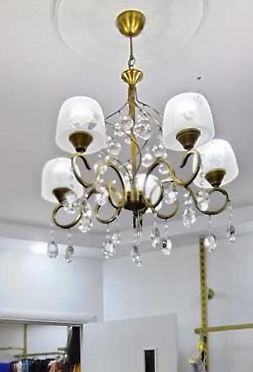 canli sekiller: Çılçıraq, 5 lampa, Metal — 1