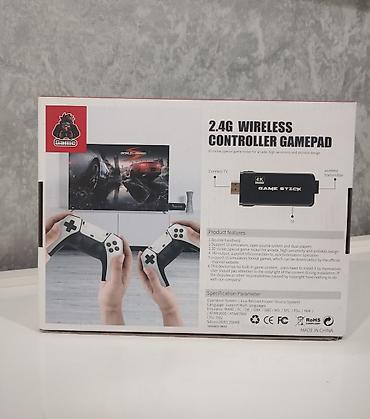 macbook pro m2: 2.4G Wireless Controller Gamepad + 4K Ultra HD Game Stick — 2