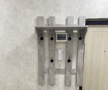 купейный шкаф: Гарнитур для прихожей, Новый, Вешалка, ДСП, Самовывоз, цвет - Серый