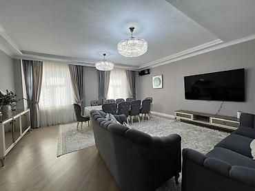 квартиры в городе токмок: 4 комнаты, 200 м², Ынтымак ж/м 4 этаж, Дизайнерский ремонт — 6
