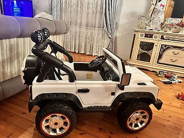 qiz uşaq geyimleri: Uşaqlar üçün elektrikli oyuncağ avtomobil – off-road tipli Jeep stili — 2
