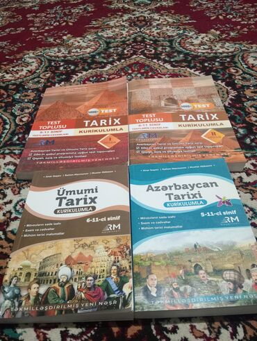 Tədris ədəbiyyatı: RM Nəşriyyatı – Tarix üzrə tədris vəsaitləri dəsti 1) Tarix – — 2